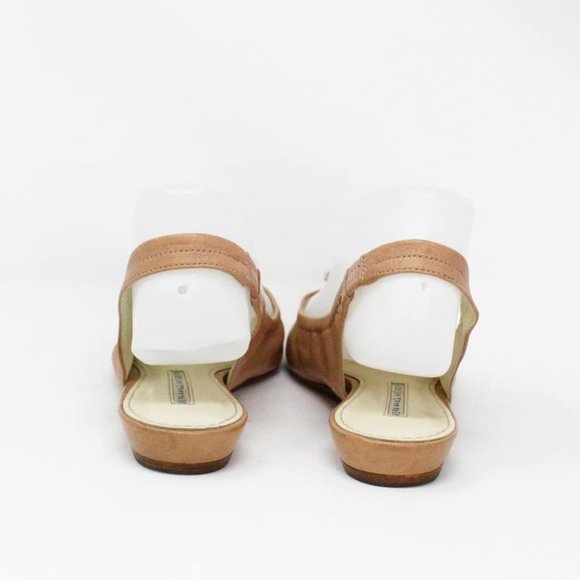 VERA WANG #33502 Pink Lavender Label Slingback Peep Toe Flats (US 7.5 EU 37.7) - Picture 8 of 9